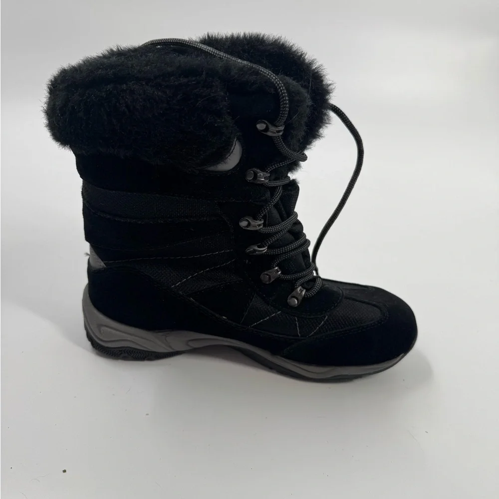 Khombu Black Snow Boots Size 10